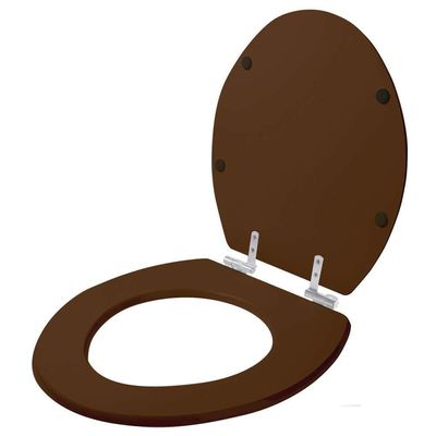 Assento Sanitário Laqueado Soft Close Fiore Ocre (marrom) Para Vaso Incepa