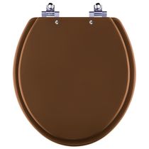 Assento Sanitário Laqueado Soft Close Fiore Ocre (marrom) Para Vaso Incepa