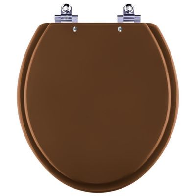 Assento Sanitário Laqueado Soft Close Fiore Ocre (marrom) Para Vaso Incepa