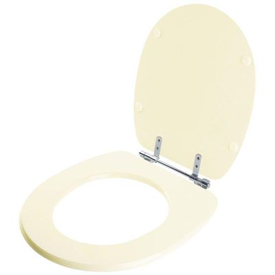Assento Sanitário Poliester Village Creme Para Vaso Deca