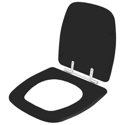 Assento Sanitário City Preto Para Vaso Celite