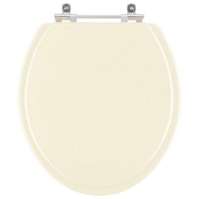 Assento Sanitário Laqueado Evolution Marfim Para Louça Santamarina