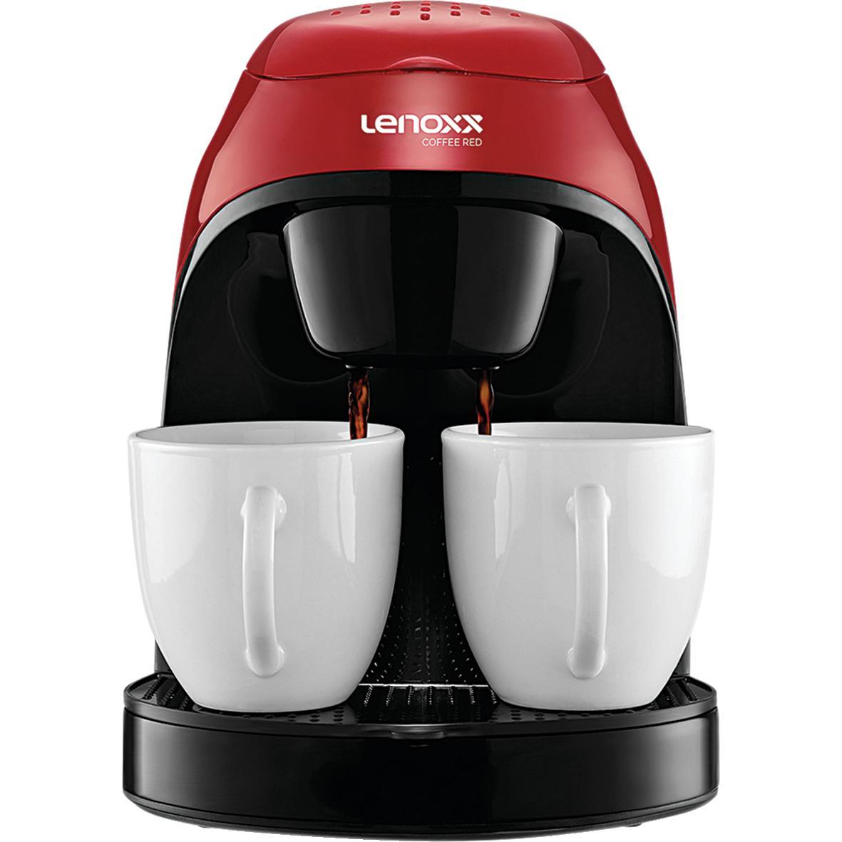 Cafeteira Elétrica Lenoxx Coffee Red Vermelho 110v - Pca031