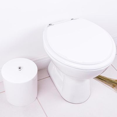 Tampa De Vaso Em Mdf Classica Branco Para Bacia Celite