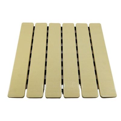 Tapete Estrado Para Banheiro Cobalto Plastic - Marfim