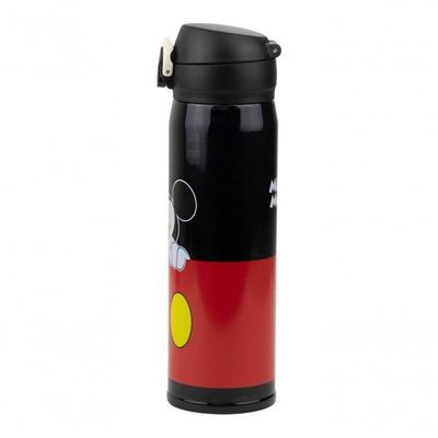 Garrafa Térmica Preta Mickey 400ml - Disney