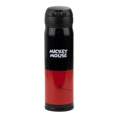 Garrafa Térmica Preta Mickey 400ml - Disney
