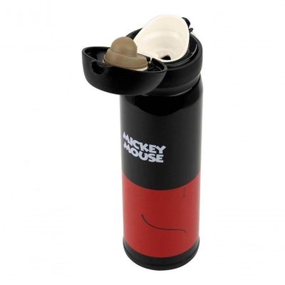 Garrafa Térmica Preta Mickey 400ml - Disney