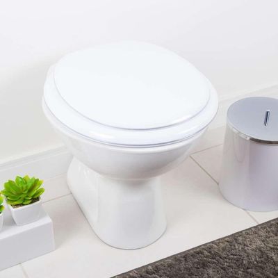 Assento Sanitário Almofadado Uni Branco Para Vaso Celite