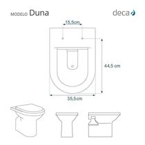 Assento Sanitário Mdf Soft Close Duna Marrom Fosco Para Vaso Deca Com Ferragem Dourada