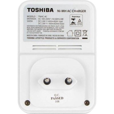 Carregador De Pilhas Tnhc-6gae4 Cb (c/4 Pilhas Aa...