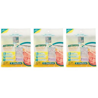 Kit 3 Anti Mofo Desumidificador Para Armários com Gancho Lavanda My Closet