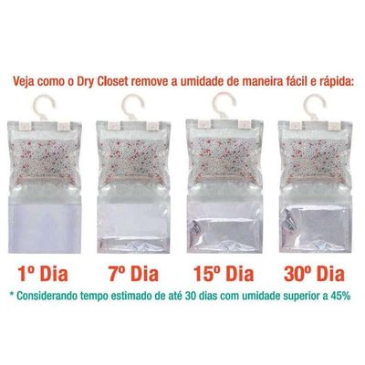 Kit 3 Anti Mofo Desumidificador Para Armários com Gancho Lavanda My Closet