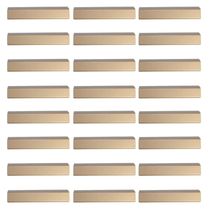 Kit 24 Puxadores Alça Sobrepor Dourado 128mm Armários Gavetas Torralba PV22 Móveis