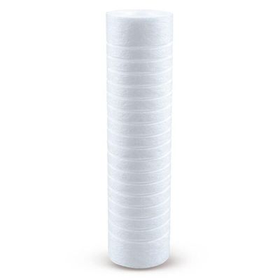 Kit 2 Refil Acqua 230RH 9.3/4' POE Filtro Acquabios Caixa de Água Ranhurado