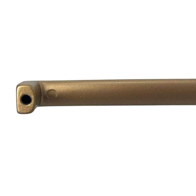 Kit 15 Puxadores Retos Dourado 256mm para Móveis Torralba Oeiras Armários Gavetas
