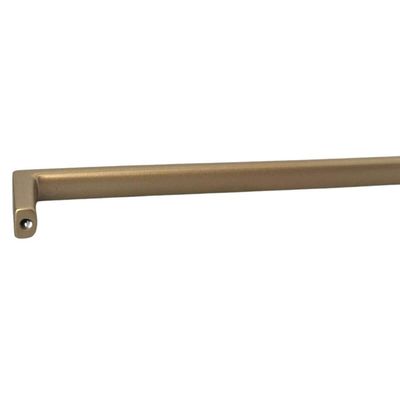 Kit 15 Puxadores Retos Dourado 256mm para Móveis Torralba Oeiras Armários Gavetas
