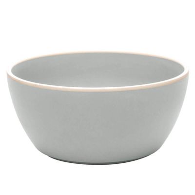 Kit 12 Tigelas de Melamina Bowl Cinza 600ml Class Wolff Sobremesas Porções Sopas