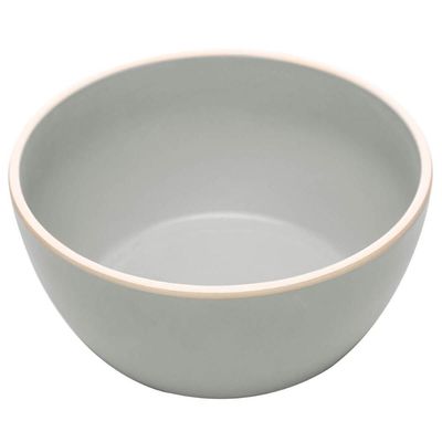 Kit 12 Tigelas de Melamina Bowl Cinza 600ml Class Wolff Sobremesas Porções Sopas