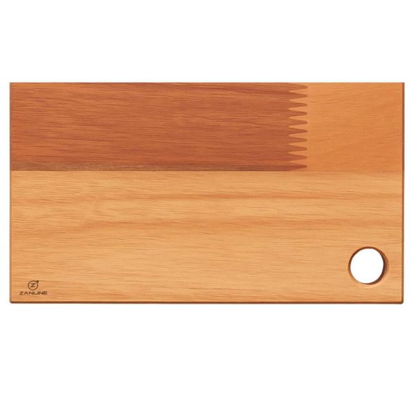 Tábua de Eucalipto 27x15cm Madeira Prancha Servir Petiscos e Acompanhamentos Multiuso