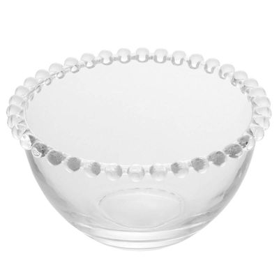 Bowl Cristal 400ml Wolff Pearl Tigela Vidro Sobremesa Frutas Cereais Aperitivos