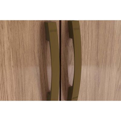 Guarda Roupa Solteiro 6 Portas e 3 Gavetas Caju DA136 Branco - Henn