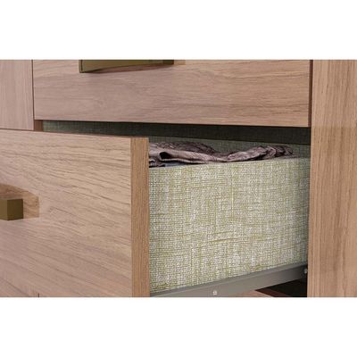 Guarda Roupa Solteiro 6 Portas e 3 Gavetas Caju DA136 Branco - Henn