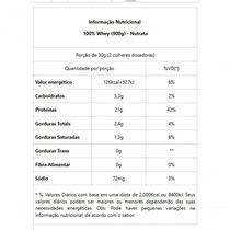 100% Whey (900g) - Sabor: Chocolate