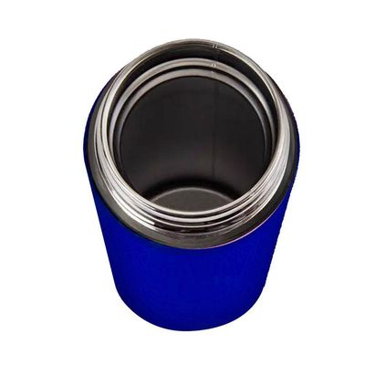 Garrafa Térmica Inox 500ml Quente Frio Tampa Azul Nº13