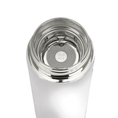 Garrafa Térmica Inox 500ml Quente Frio Tampa Branco Nº16