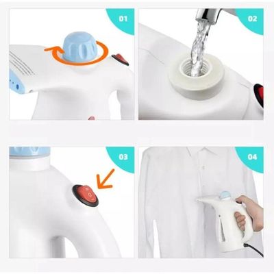 Ferro De Passar Roupa A Vapor Vertical Branco 250ml 110V