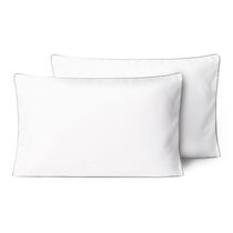 Kit 2 Fronhas Linea 50cm X 70cm Micropercal 200 Fios - Cinza