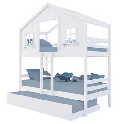 Treliche Casinha Dos Sonhos Madeira Maciça Branco Megamobilia
