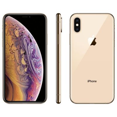 Celular Apple Iphone XS Dourado 64GB Câmera 12MP 4G IOS 12