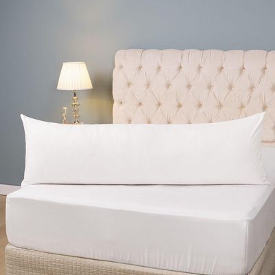 Kit 2 Fronhas Para Travesseiro De Corpo Slim 1,50cm X 50cm - Branco