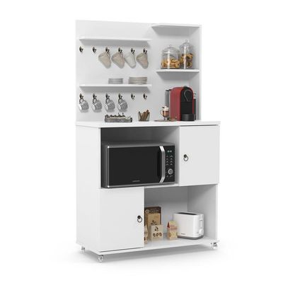 Cantinho Do Cafe Multiuso Com Espaço Para Microndas Patrimar branco