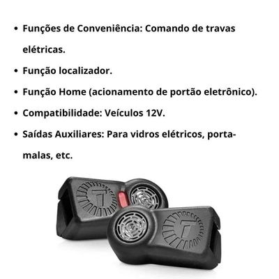 Alarme Tw20 G4 2 Controles Tr2 1 Sirene Dedicada