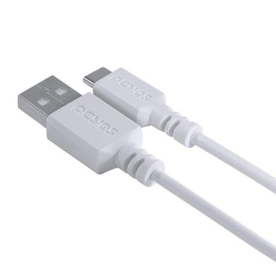 Cabo Usb A 2.0 Para Usb Tipo C 1m Branco - Puacb-01