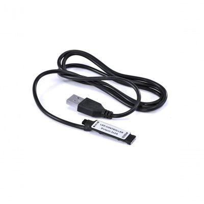 Fita De Led Vx Gaming Rgb Com Controlador Conexão Usb 60 Pontos De Led 1 Metro - Lru1