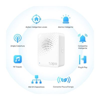 Hub Iot Inteligente Tp-link Tapo H100 Com Campainha