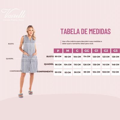 Roupão Em Atoalhado Com Capuz Vairelli Modelo Rafaela Magenta 5277 Tamanho G