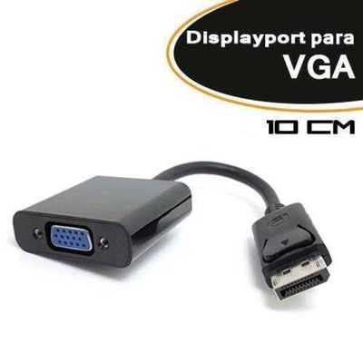 Cabo Displayport Macho P Vga Femea Cb Dvga F3