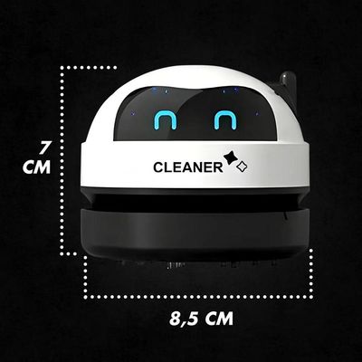 Robô Mini Aspirador Mesa Papa Migalhas Com Coletor Recarregável Usb
