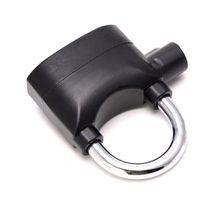 Cadeado Com Alarme Sirene 110Db Moto Anti Furto Som Alto Segurança Casa