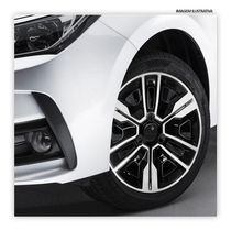 Jogo De Calota Kwid Outsider 2023 Aro 14 Pressão Preto E Prata