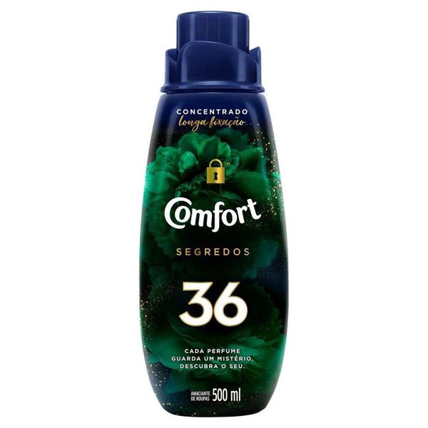 Amaciante De Roupa Concentrado Comfort 36 Segredos 500ml