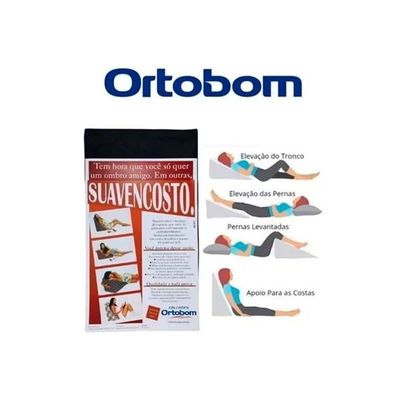 Travesseiro Suavencosto Triangular Sleep Anatômico Kit C/ 4 Un (55x40x40) - Ortobom