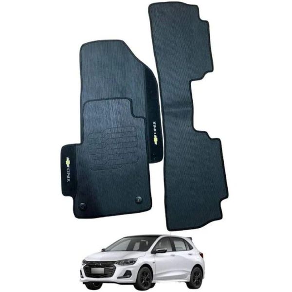 Tapete De Borracha Onix Premier Hatch 2020/2024 3 Peças