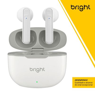 Fone de Ouvido Bluetooth Bright BeatSound II FN565 Branco
