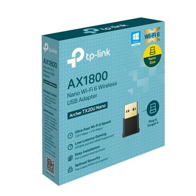 Adaptador Nano Wireless USB WI-FI 6 AX1800